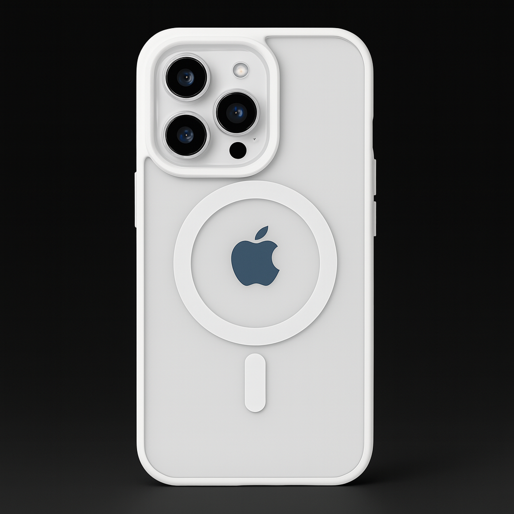 Transparent White Case